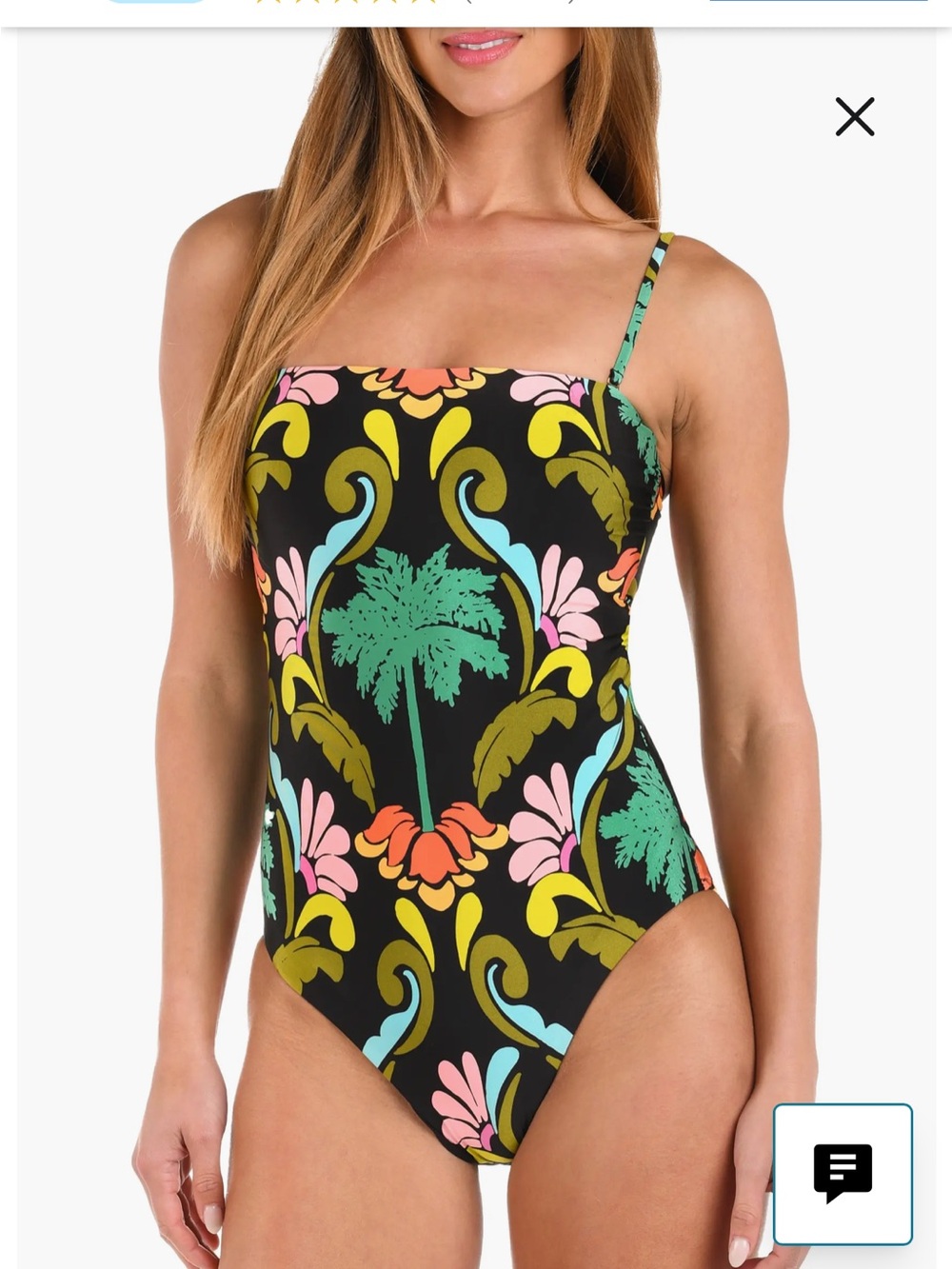 Mirage Bandeau One-Piece Swimsuit - Picture 3 of 13